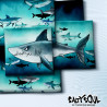 French Terry Panel Shark Tank Thorsten Berger - Haie gross