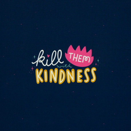 French Terry Panel Together Käselotti - Kindness