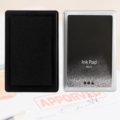 Stempelkissen schwarz