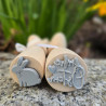 Stempel "Hasenduo"