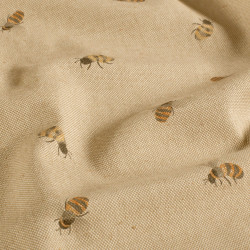 Leinenoptik - Bienen
