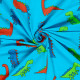 Baumwolljersey "Dinos", aqua