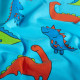 Baumwolljersey "Dinos", aqua