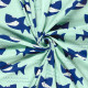 Baumwolljersey "Haie", babyblau