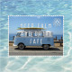 VW Summer Van Pillow, Half Panama