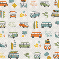 VW Summer Retro, Half Panama