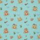 Beach "Krebse&Muscheln" - Baumwolljersey by Christiane Zielinski