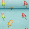 Beach "Eis" - Baumwolljersey by Christiane Zielinski