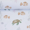 Beach "Schildkröten" - Baumwolljersey by Christiane Zielinski