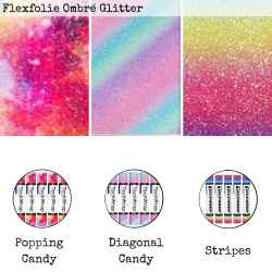 Flexfolie Ombré Glitter