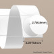 Thermo-Etiketten "weiss"
