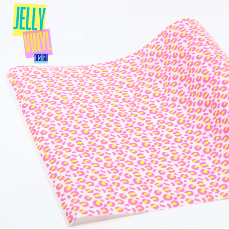 Jelly Vinyl - Leo rosa - 30x135cm