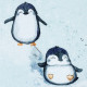 Arctic "Pinguine" - French Terry by Christiane Zielinski