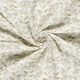 Musselin wollweiss "Blumen"
