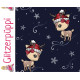 Glitzerpüppi French Terry - Weihnachtsreh