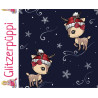 Glitzerpüppi French Terry - Weihnachtsreh