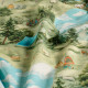 Baumwolljersey "Wimmelbild Berge"