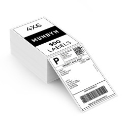 Thermo-Etiketten, rechteckig (passend zu Munbyn RW403B)