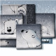 On the Rocks "Eisbär im Schnee" - Kissenpanel by Thorsten Berger