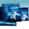 On the Rocks "Eisbär mit Sternenhimmel" Panel - Sweat by Thorsten Berger