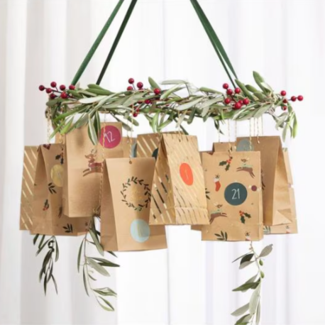 Folia Adventskalender-Set "Oh Deer"