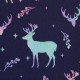 Baumwoll Webware "Joyful Christmas"