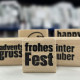 Stempel "Frohes Fest"