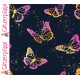 Glitzerpüppi Jersey - Schmetterling, marine