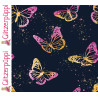 Glitzerpüppi Sweat - Schmetterling, marine