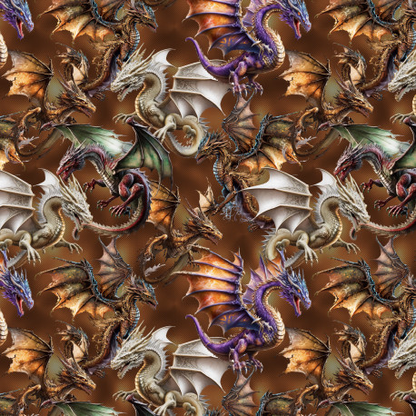 French Terry "Dragons"