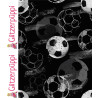 Glitzerpüppi Jersey - Fussball, schwarz