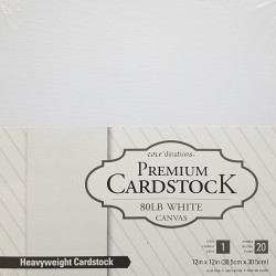 Cardstockpack weiss
