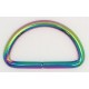 D-Ring 25 mm, Regenbogenfarben