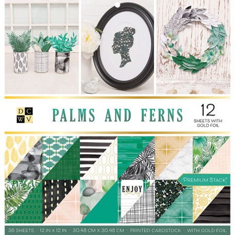 Cardstockpack Palms and Ferns